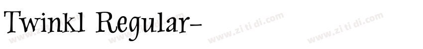 Twinkl Regular字体转换
